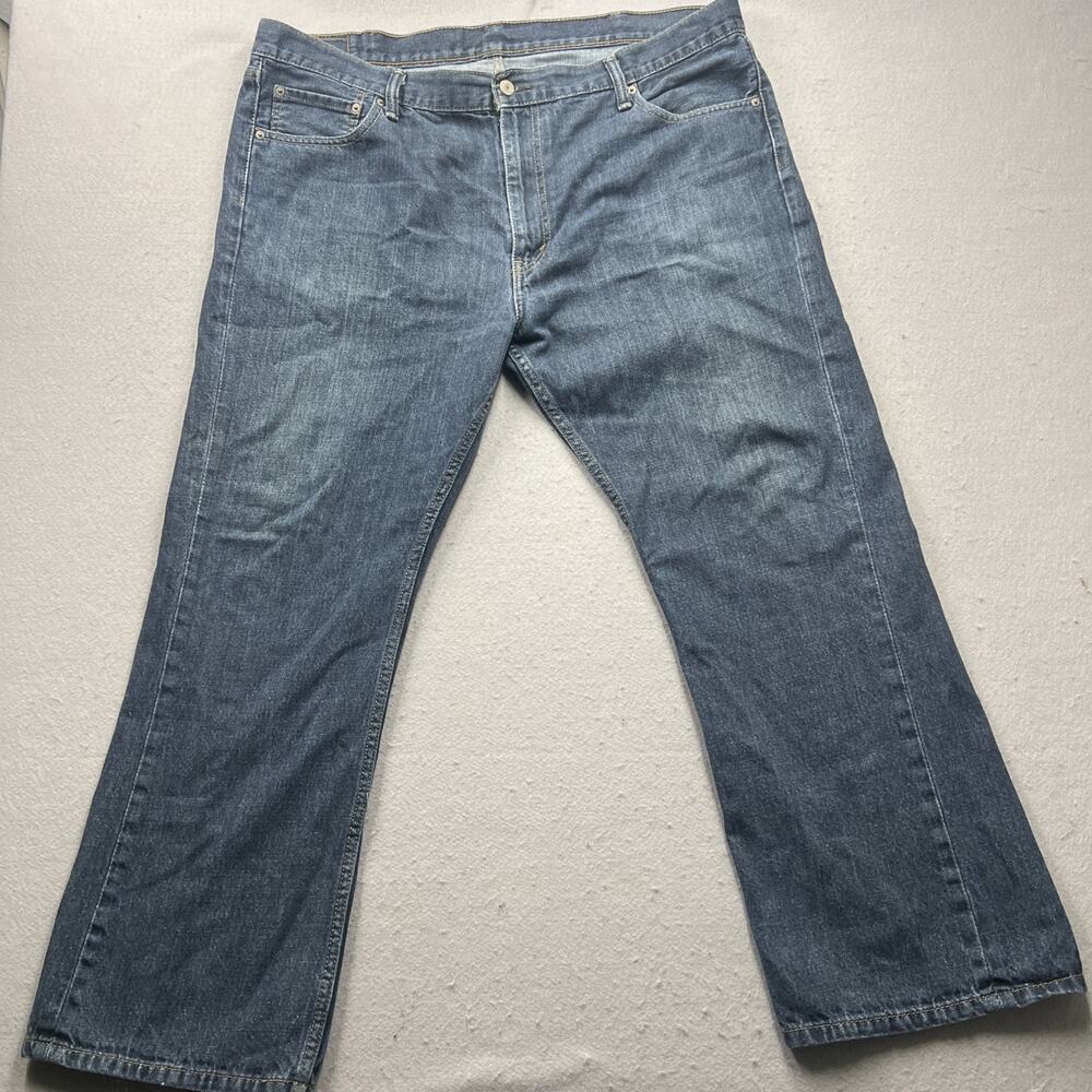 Levi's 527 Men's 42x30 Bootcut Jeans Dark Wash Classic Fit Denim Lightweight